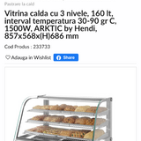 Vitrina Calda Hendi 160 l